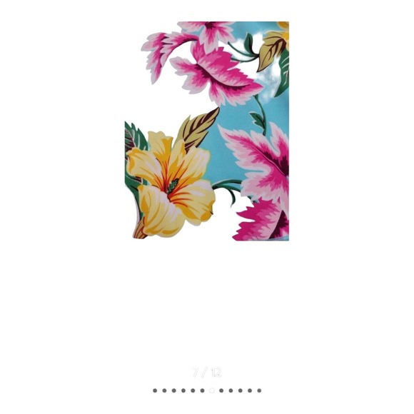 Y2K Victoria's Secret Floral Skirt‎ Swim Cover-up Small Pink Blue Resortwear - Picture 7 of 12